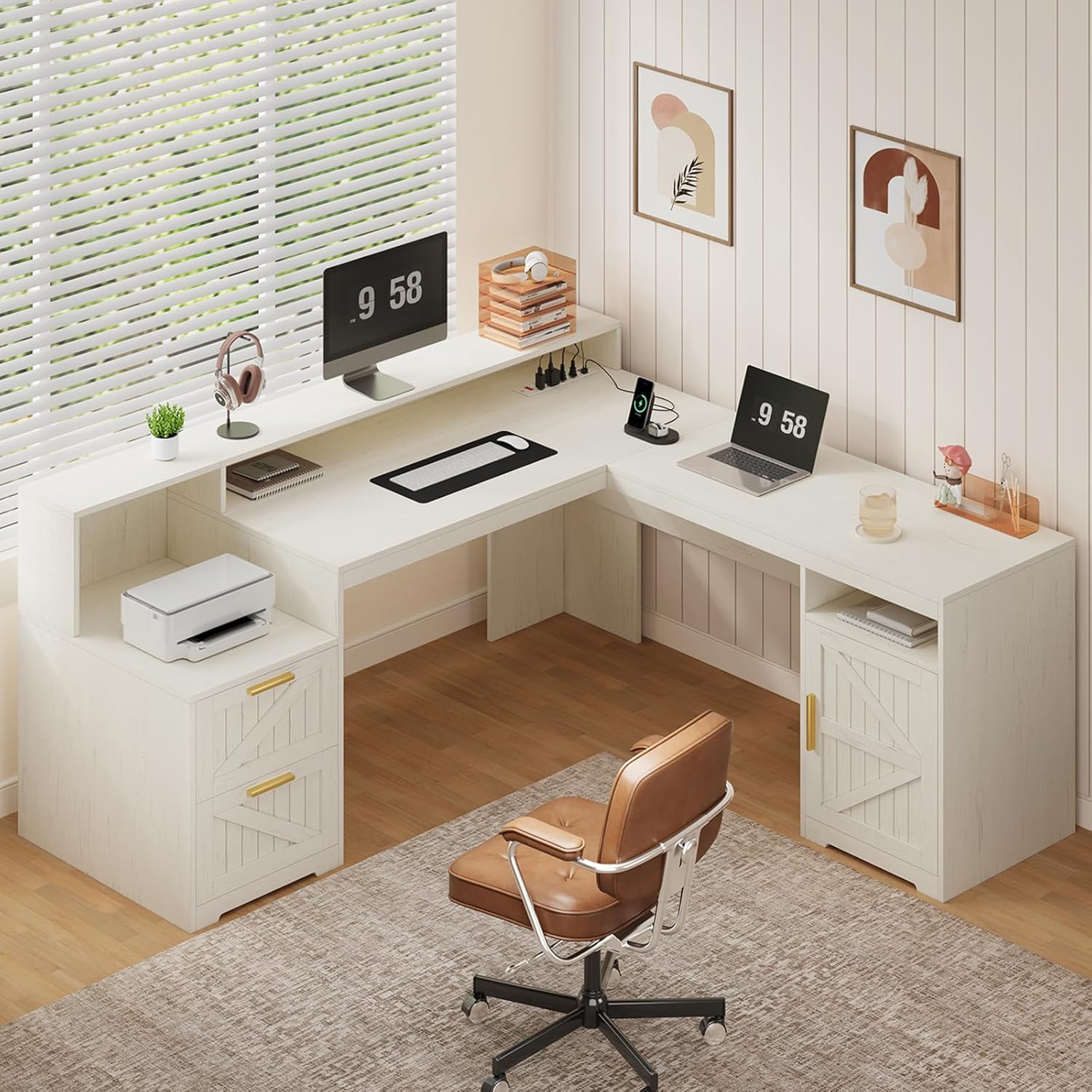 Desk Setup White - 63