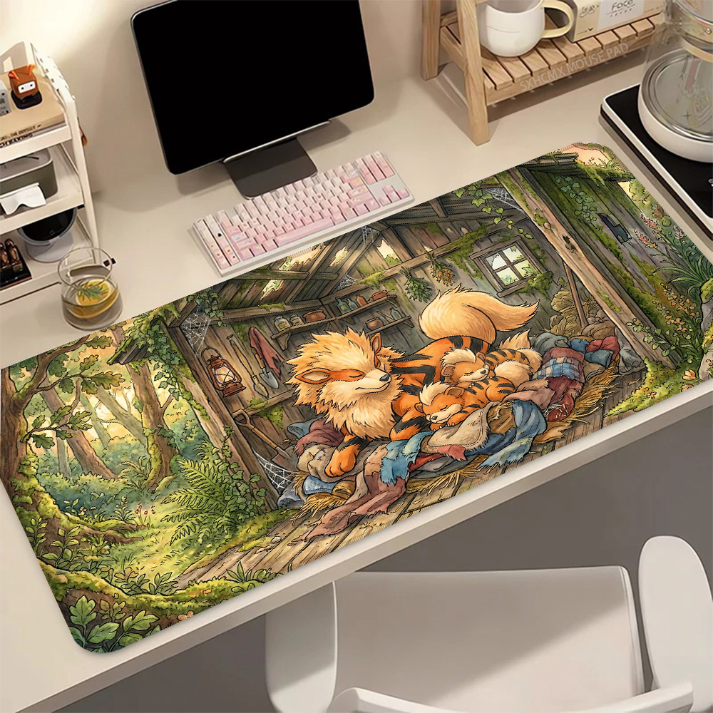 Desk Setup Cute - Cute Cartoon Mouse Pad Kawaii Anime