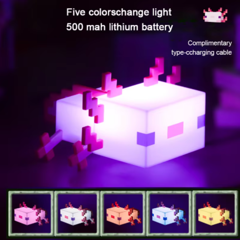Desk Setup Cute - 5 Color MC Game Salamander Atmosphere