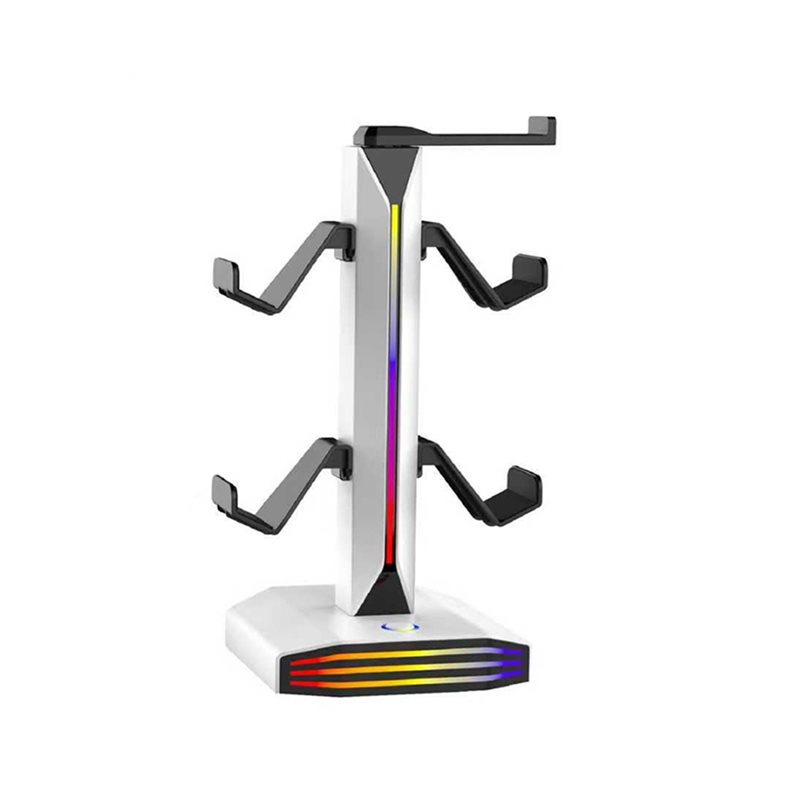 Desk Setup Headphones - B47C RGB Earphone Rack For PC