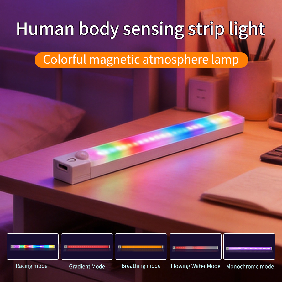 Desk Setup Led Strip - 30/50cm Wireless Night Light Gaming Desk