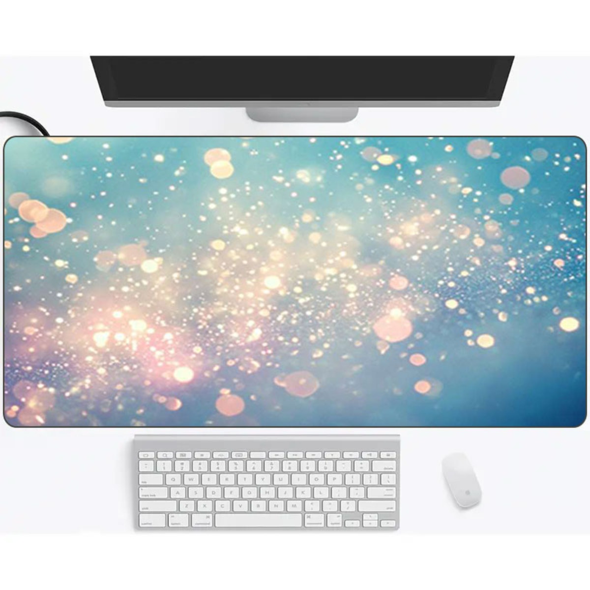 Desk Setup For Working From Home - Gaming Mouse Pad Cloth Desk Mat