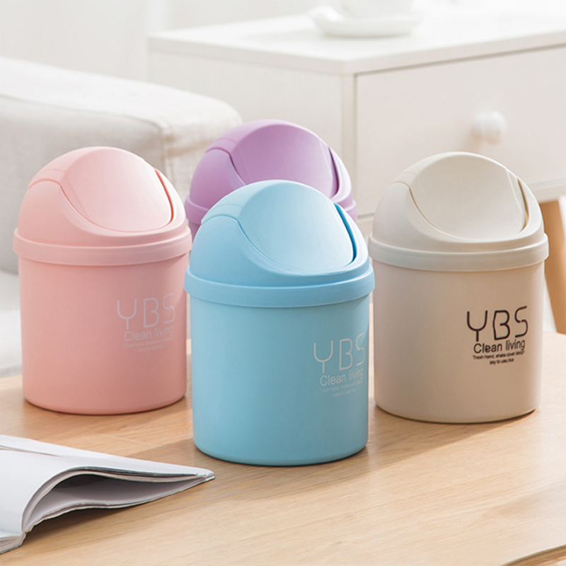 Desk Setup At Home - Car Universal Waste Bin with Lid