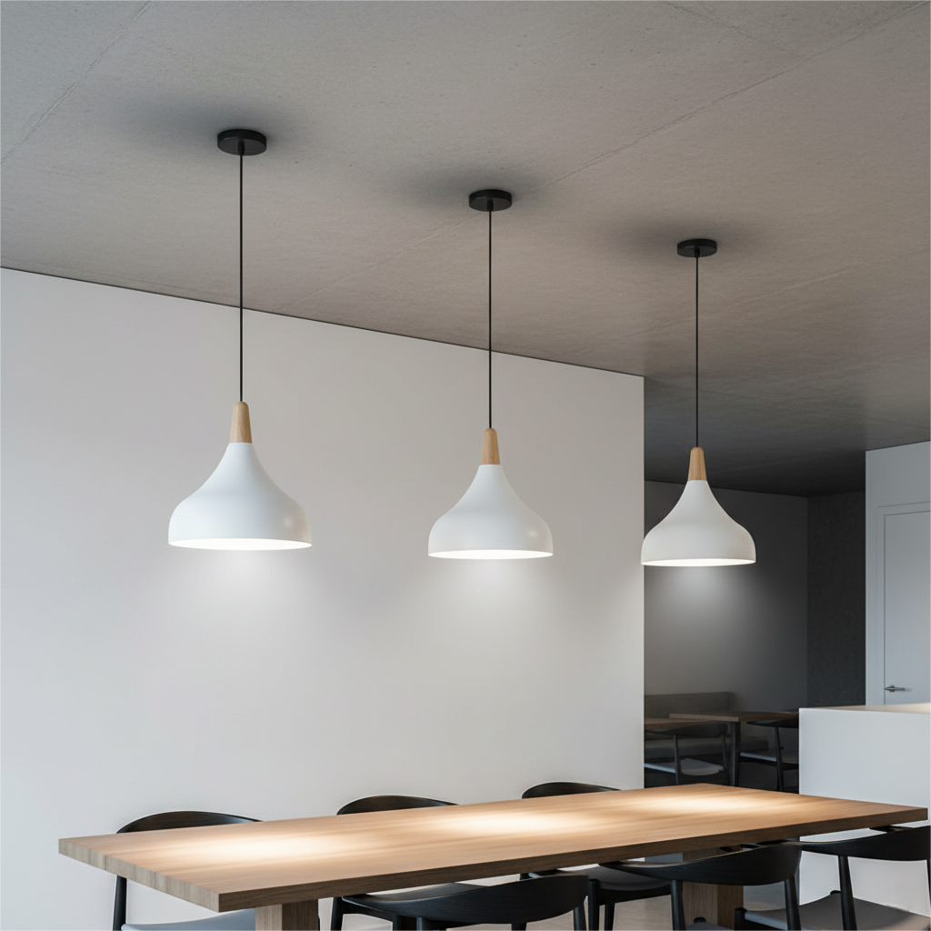 Nordic Modern Hanging Lamps Vi - Desk Setup White recensie en prijs
