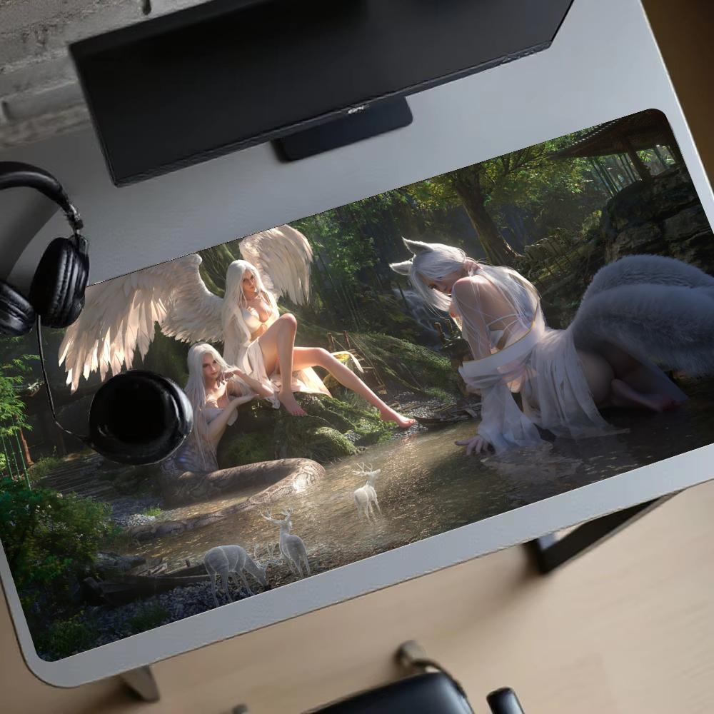Forest girl Gaming Mats Extend - Desk Setup Girl recensie en prijs