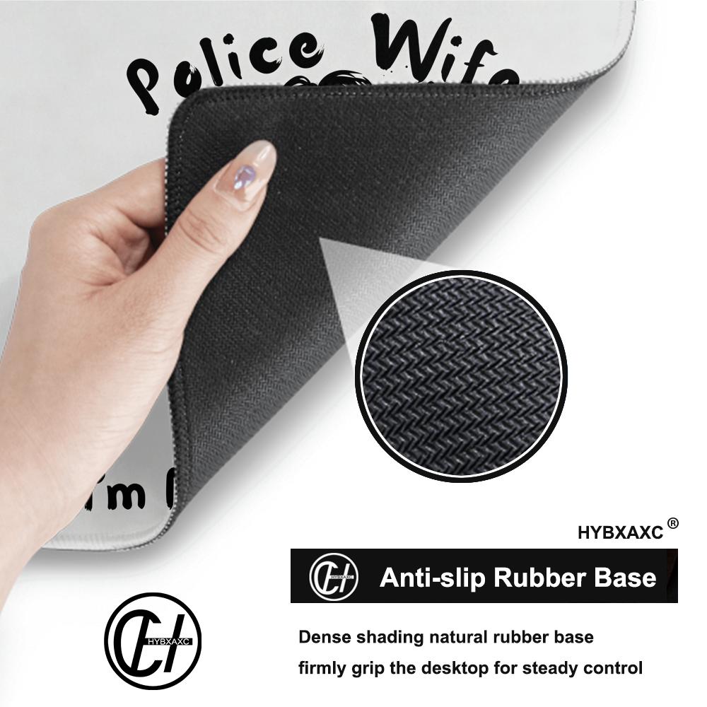 HYBXAXC Police Wife Mouse Pad  - Desk Setup Blue recensie en prijs
