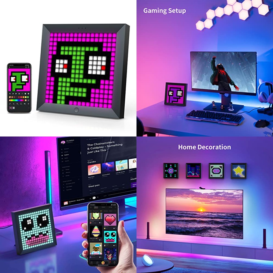 LED Light Pixel Display Panel  - Desk Setup Desk recensie en prijs