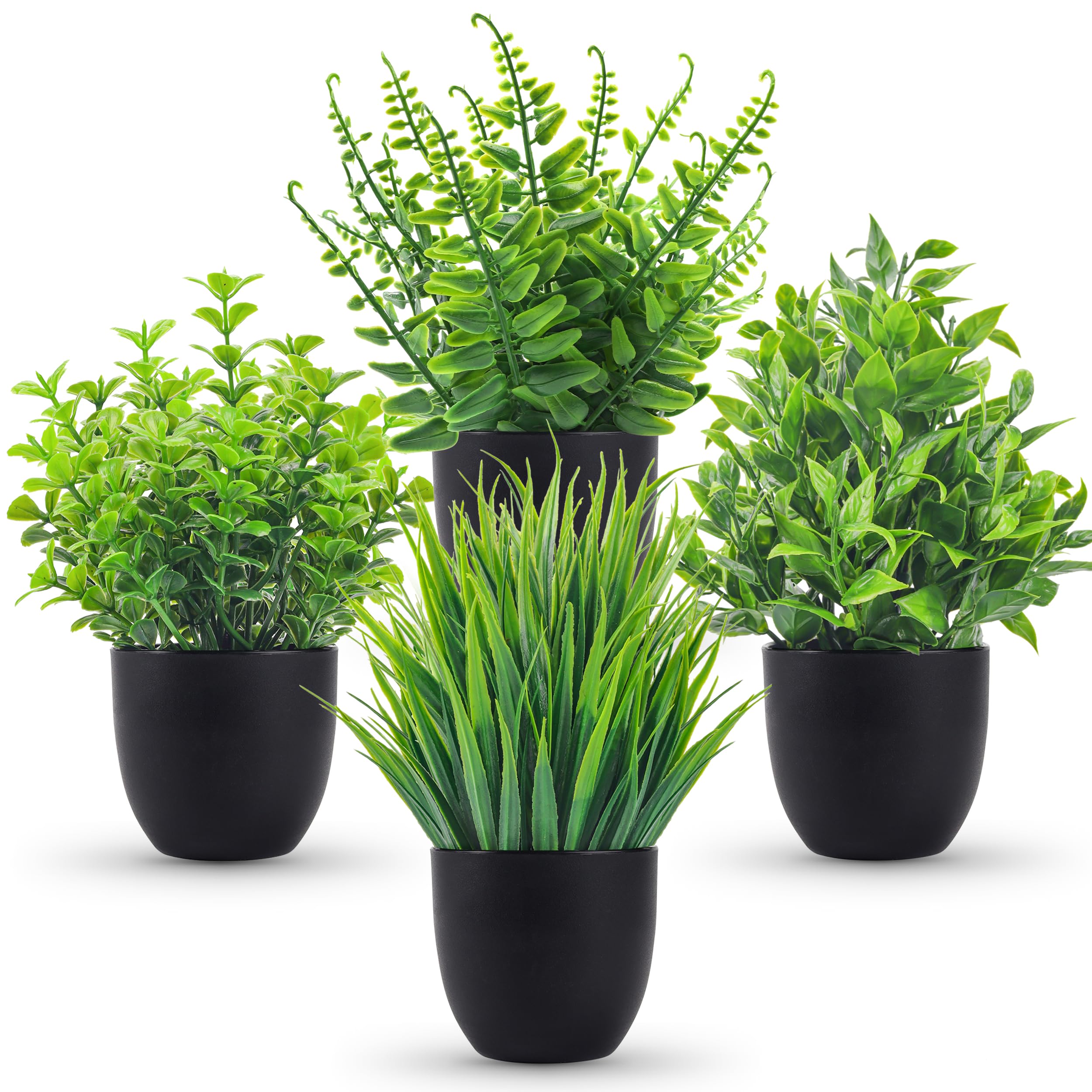 4 Packs Fake Plants Artificial - Desk Setup At Home recensie en prijs
