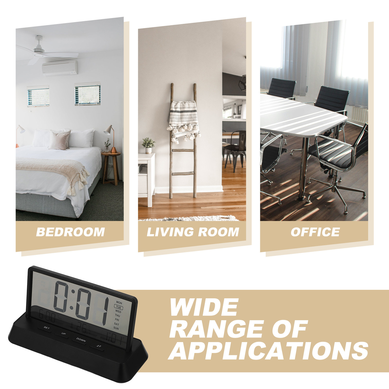 Digital Alarm Clock Small Comp - Desk Setup In Small Bedroom recensie en prijs