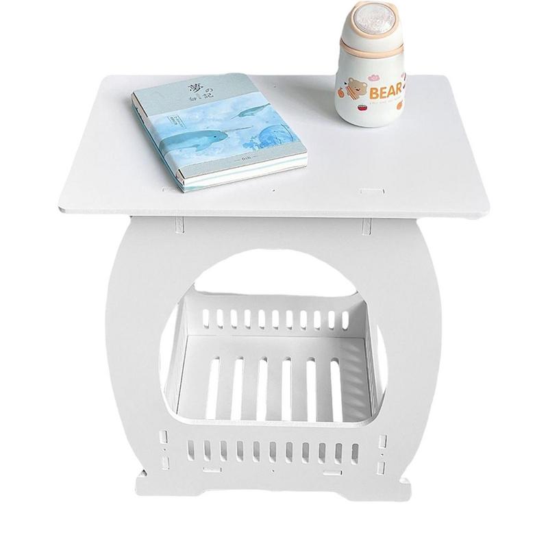 End Table White Nightstand Cof - Desk Setup White recensie en prijs