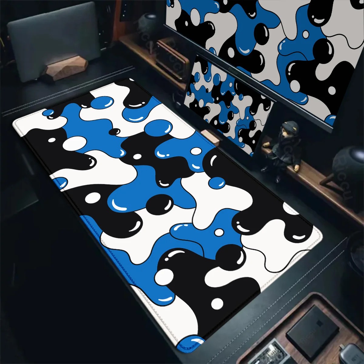Large Gaming Mouse Pad Blue Li - Desk Setup Blue recensie en prijs