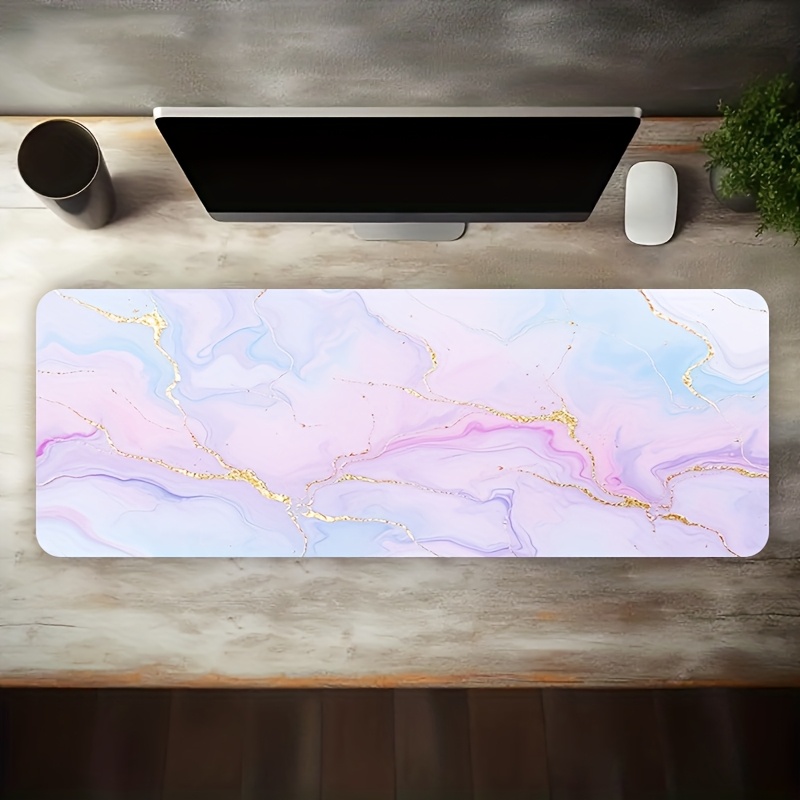 Pink Blue Marble Mouse Pad Lar - Desk Setup Blue recensie en prijs