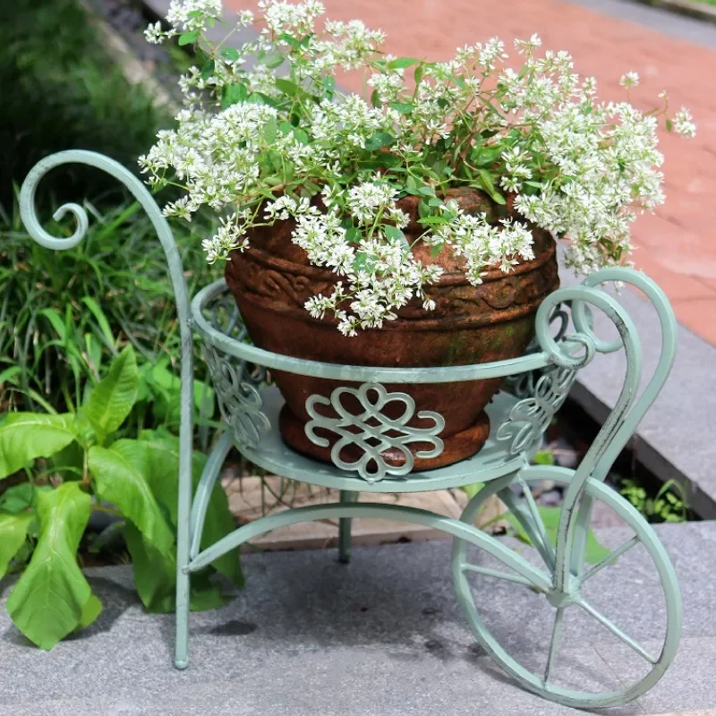 Iron Flower Planter Cart Garde - Desk Setup White recensie en prijs