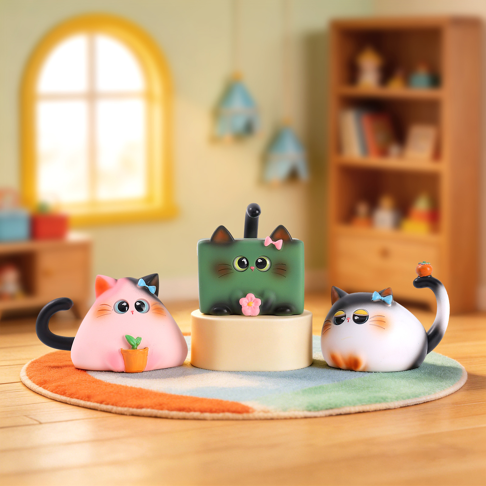 Blind Box Cat Figurine Resin C - Desk Setup At Home recensie en prijs