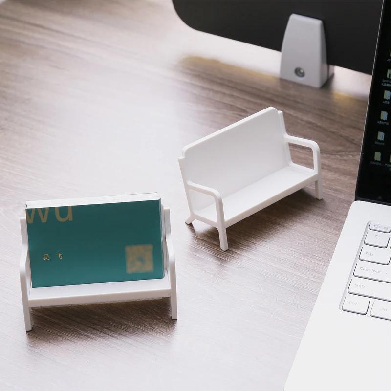 1pc Simple White Bench Style B - Desk Setup White recensie en prijs