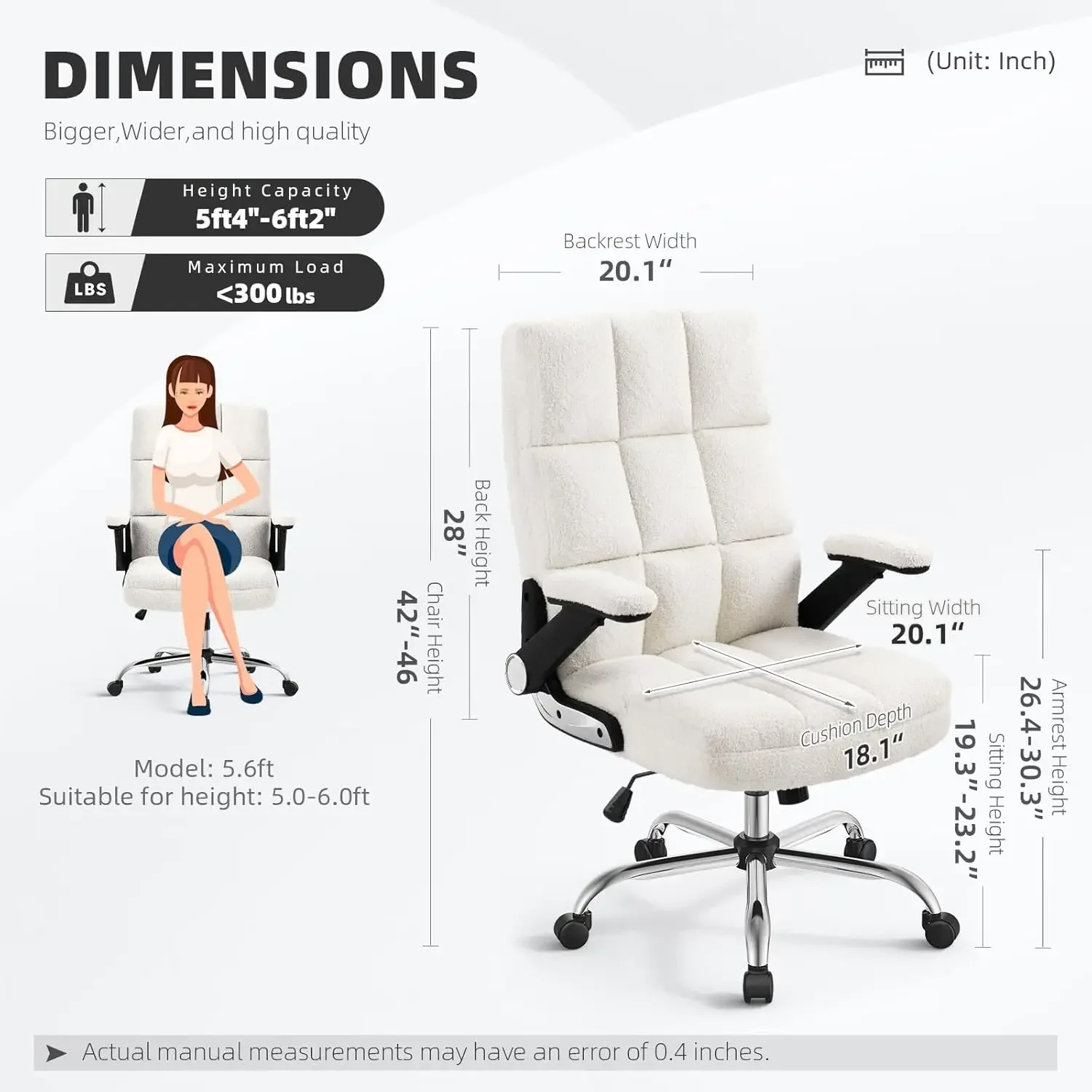 ergonomic high-back desk chair - Desk Setup Ergonomics recensie en prijs