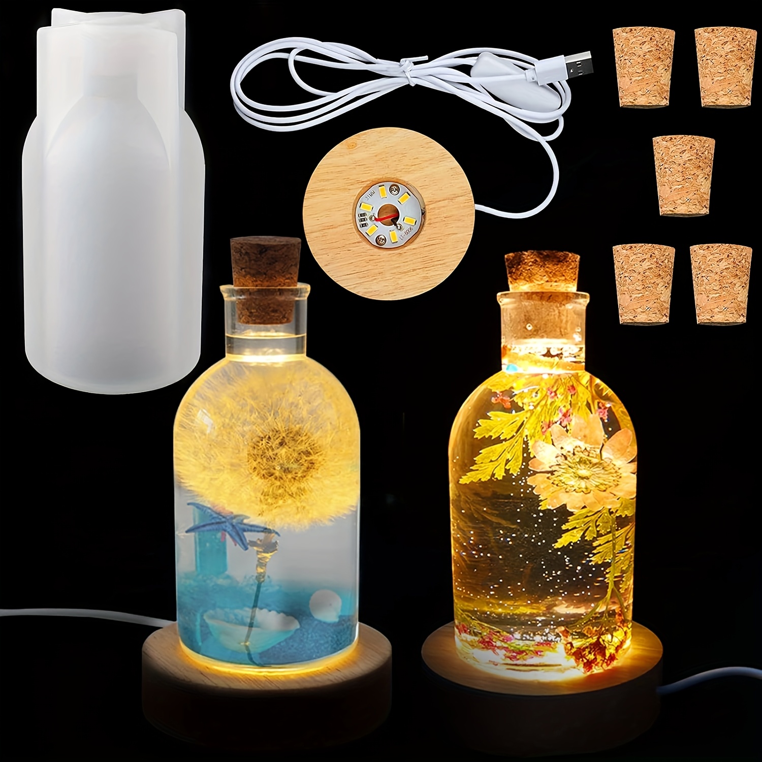 Drift Bottle Light Resin Mold  - Desk Setup At Home recensie en prijs