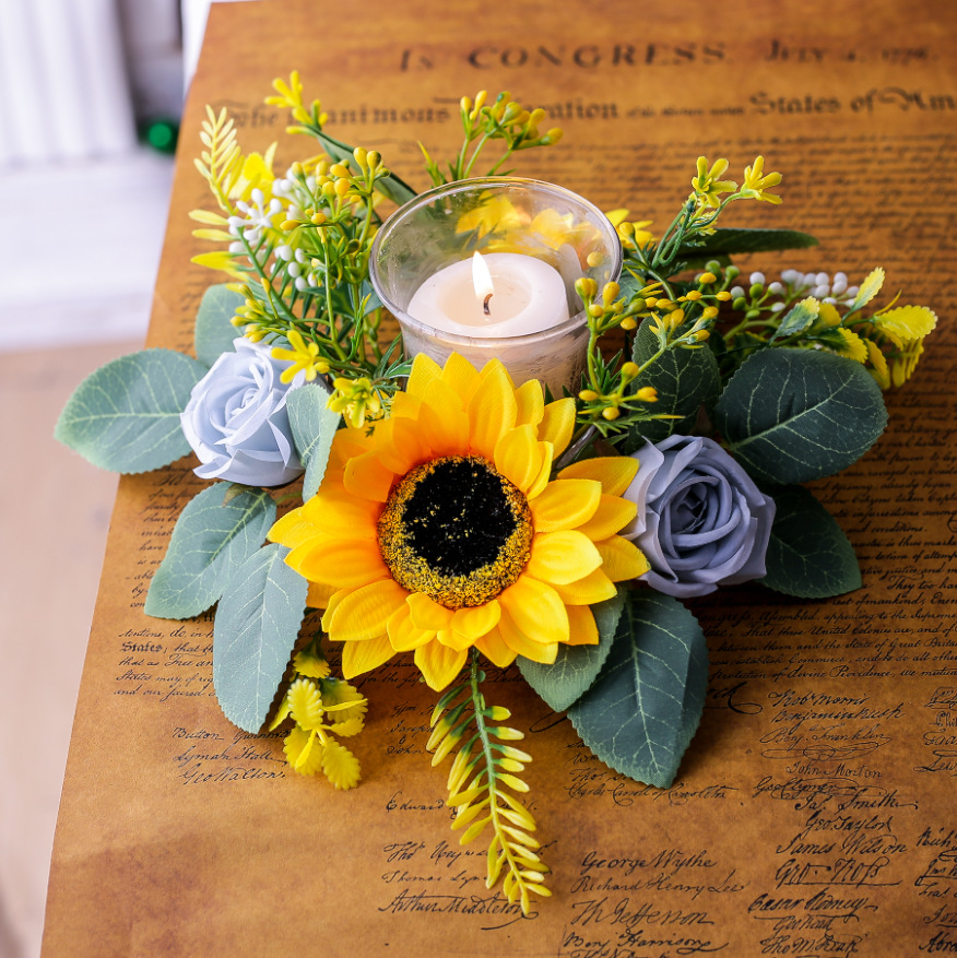 Simulation Sunflower Wreath Ca - Desk Setup At Home recensie en prijs