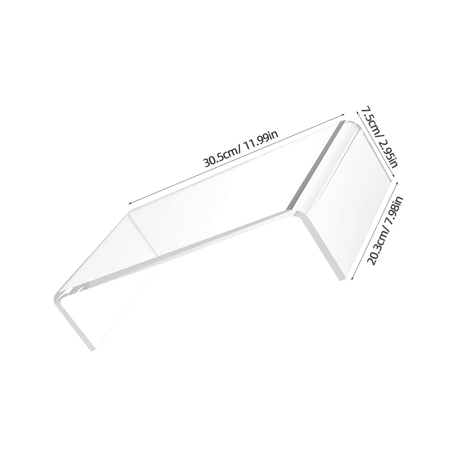 Clear Acrylic Monitor Stand Ri - Desk Setup Ergonomics recensie en prijs