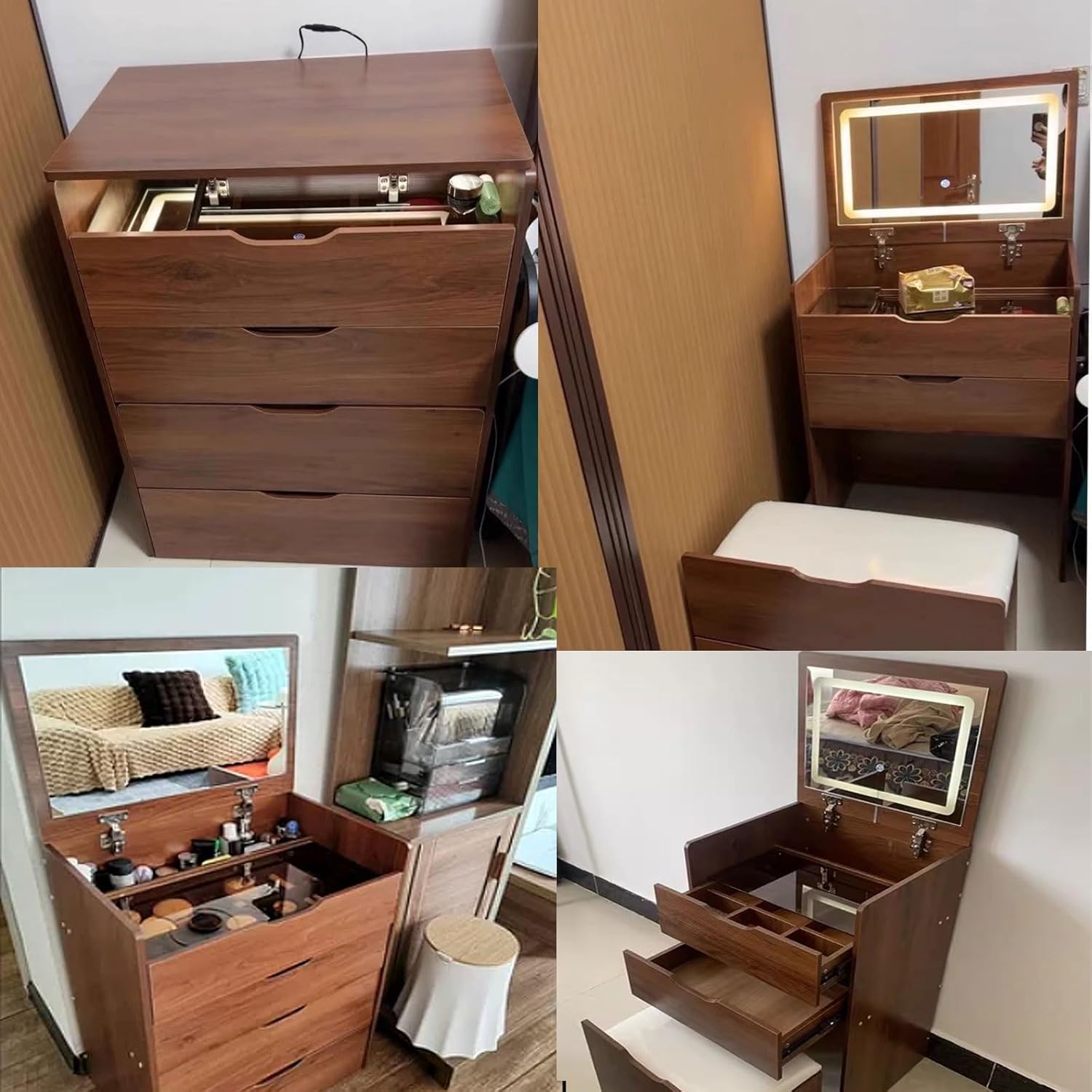 3 in 1 Vanity Desk with Plip T - Desk Setup In Small Bedroom recensie en prijs