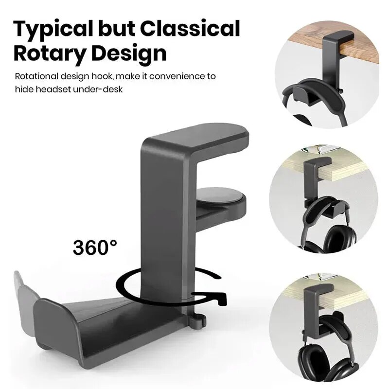 No Punch Table Clip Hook Earph - Headphone Hook Under recensie en prijs