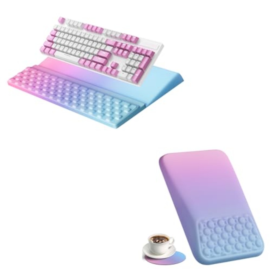 Ergonomic Purple Keyboard Wris - Desk Setup Ergonomics recensie en prijs