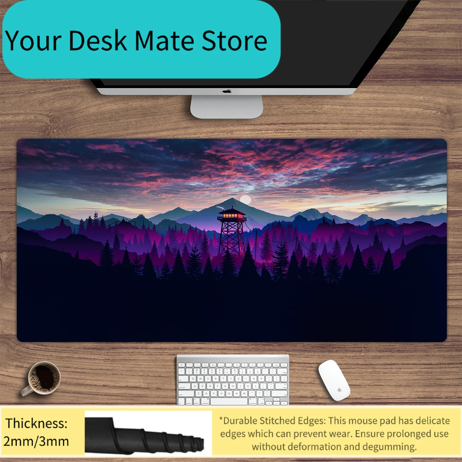 New Arrivals 900X400 Blue Auro - Desk Setup Blue recensie en prijs