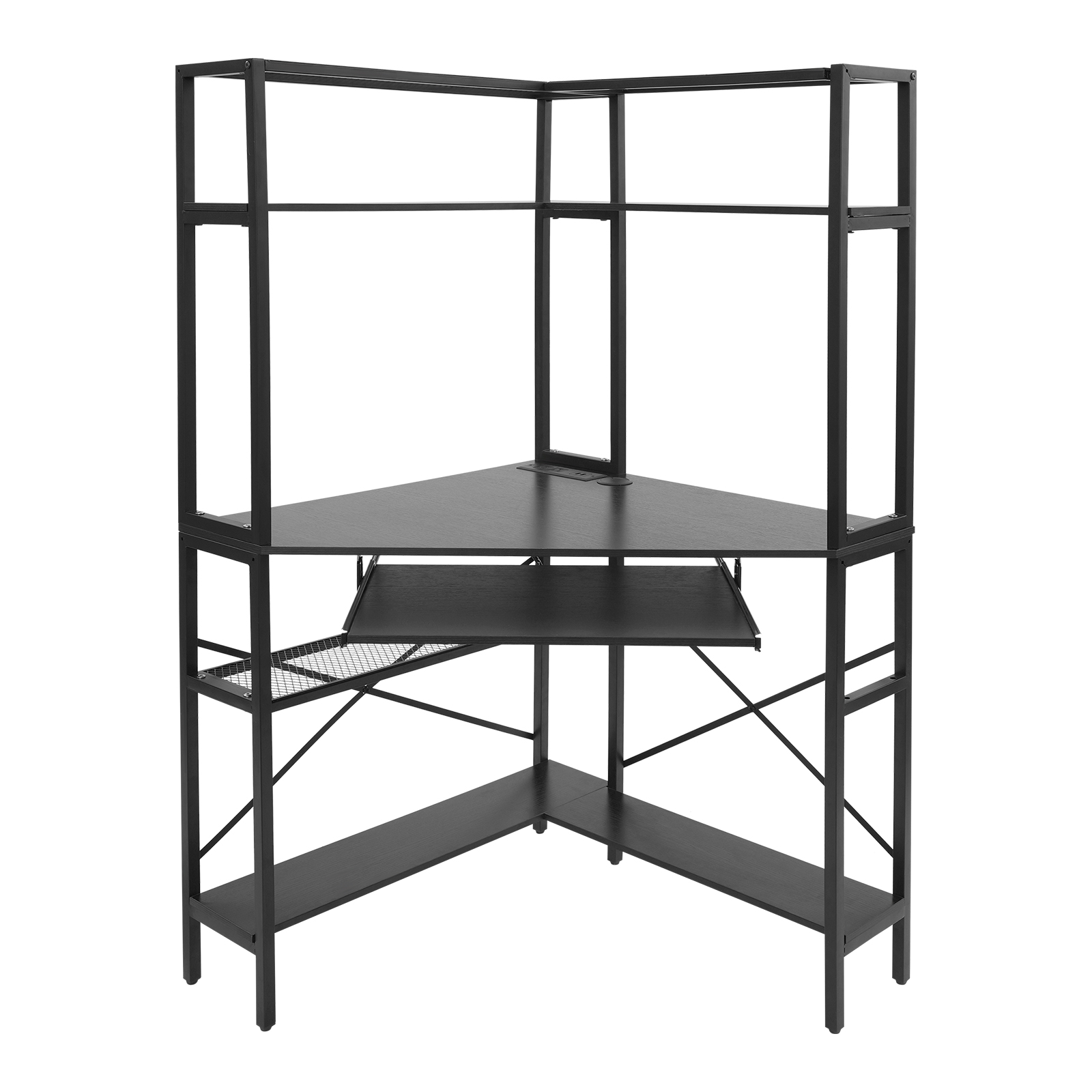 Triangular Corner Computer Des - Desk Setup Led Strip recensie en prijs