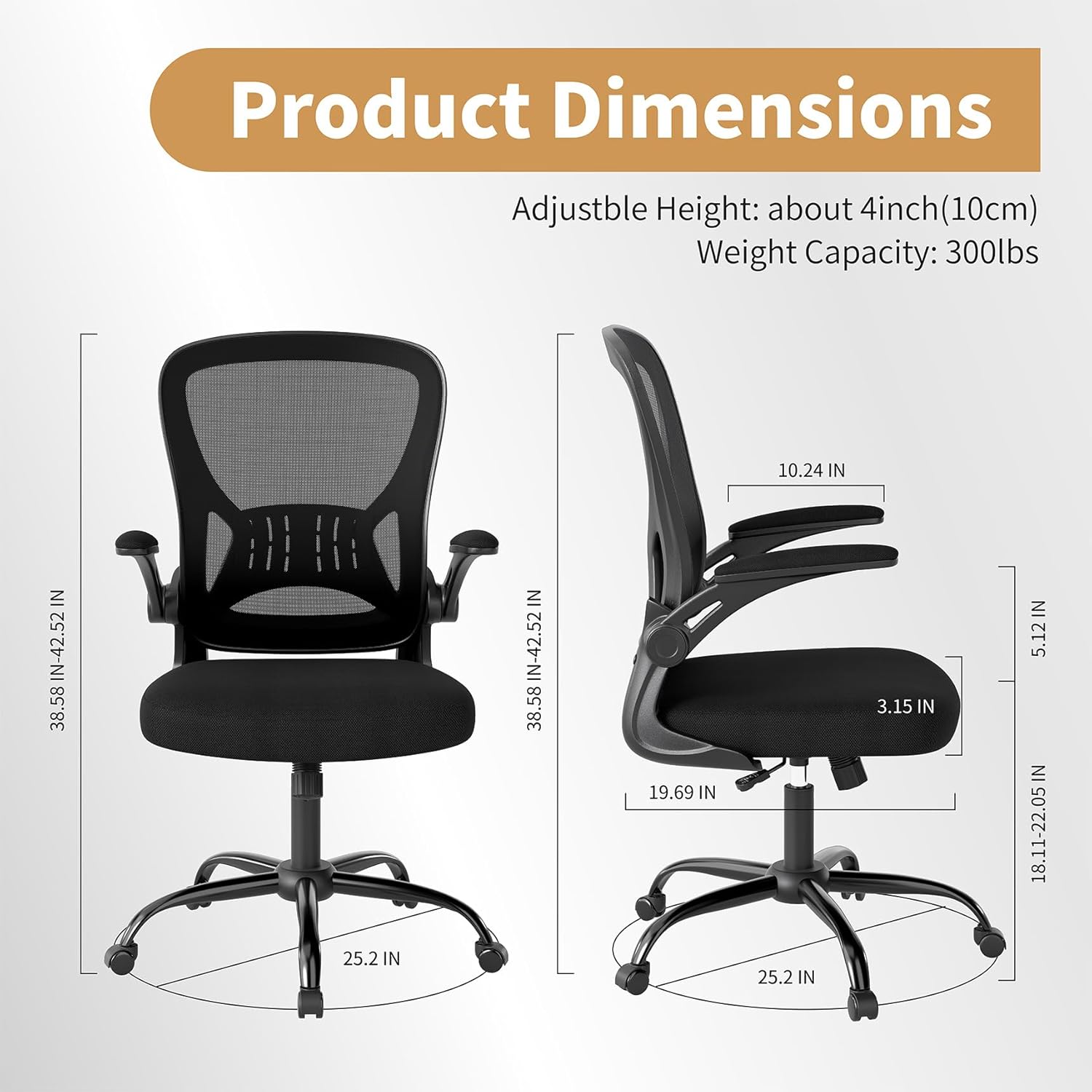 Ergonomic Office Chair Set 8,  - Desk Setup Ergonomics recensie en prijs