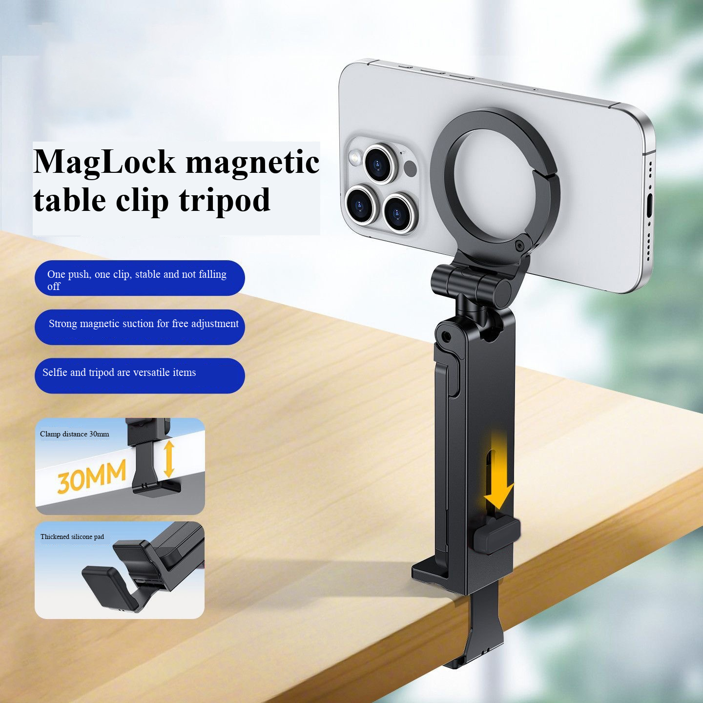 New magnetic phone holder, des - Desk Setup Desk recensie en prijs