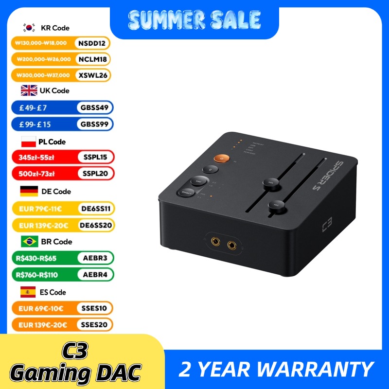 Fosi Audio C3 Gaming DAC Headp - Desk Setup Ps5 recensie en prijs
