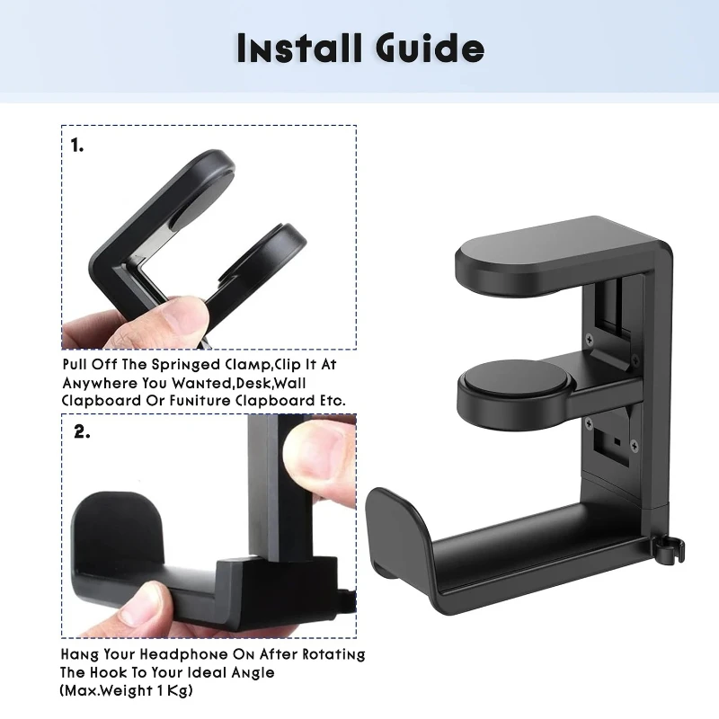 Space Saving Adjustable Headph - Desk Setup Headphones recensie en prijs