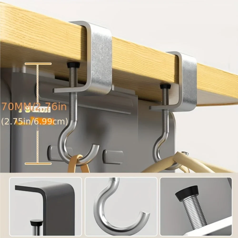 1/2pcs 360° Rotatable Steel Ta - Desk Setup Desk recensie en prijs