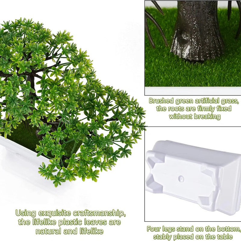 1Pcs Green Artificial Plants B - Desk Setup At Home recensie en prijs