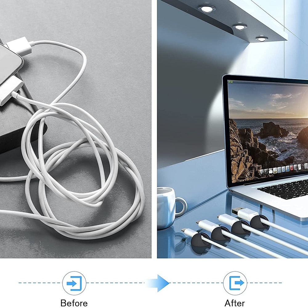 iBudim Cable Organizer Silicon - Headphone Hook Under recensie en prijs