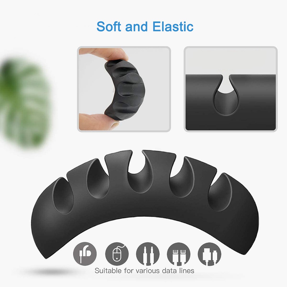 iBudim Cable Organizer Silicon - Headphone Hook Under recensie en prijs