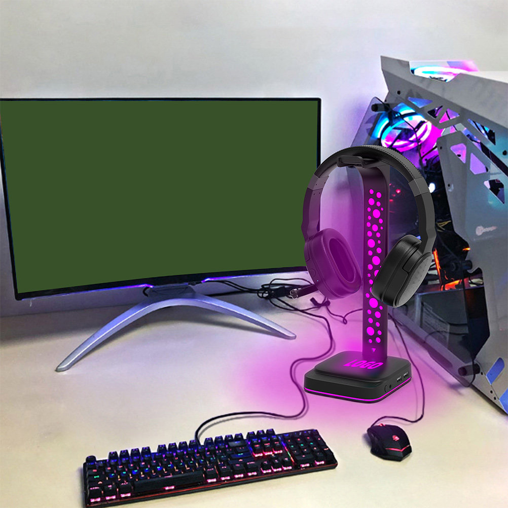 Rgb Headset Stand for Desk Gam - Desk Setup Headphones recensie en prijs
