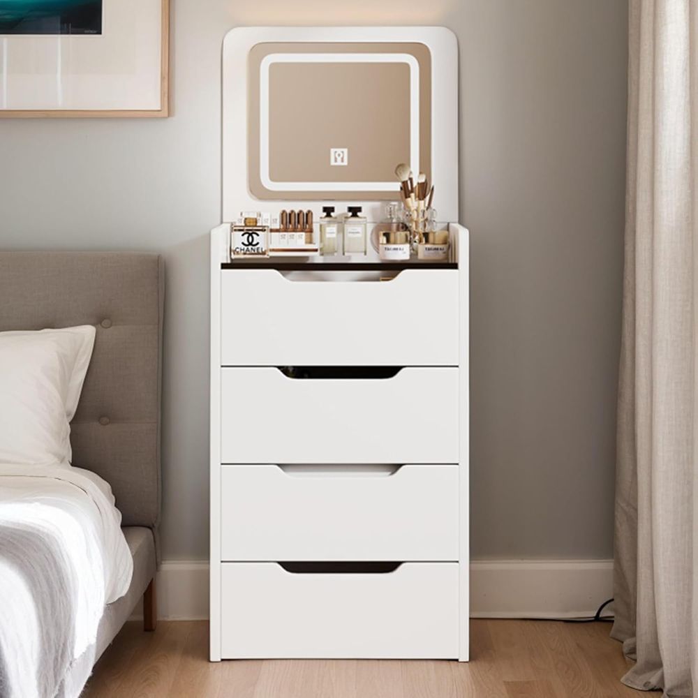 3 in 1 Vanity Desk with Mirror - Desk Setup Desk recensie en prijs