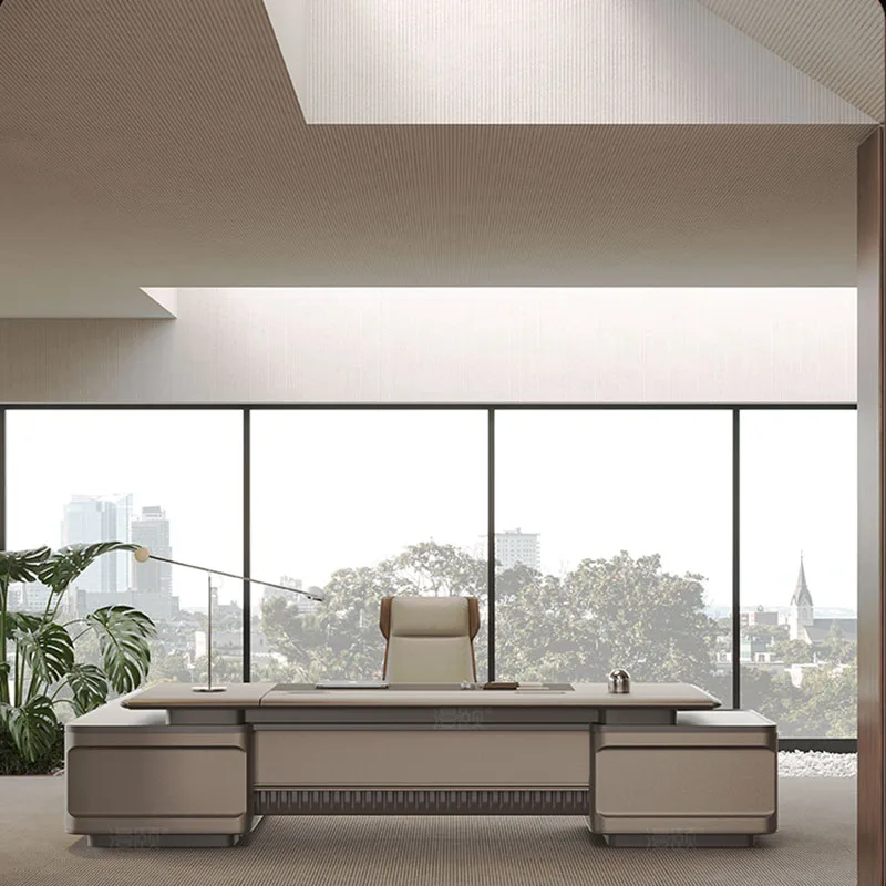 Manicure White L Shaped Wooden - Desk Setup White recensie en prijs