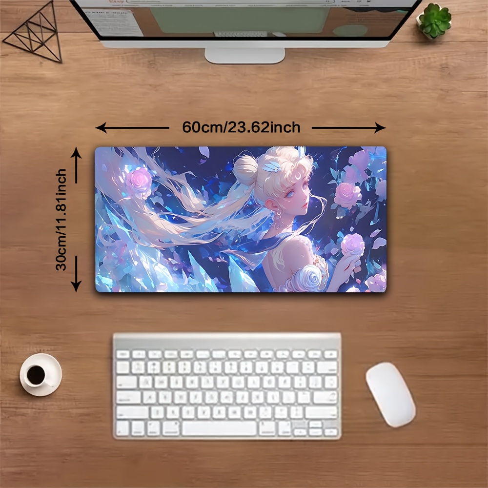 Anime Gaming Mouse Pad XXL 900 - Desk Setup Blue recensie en prijs