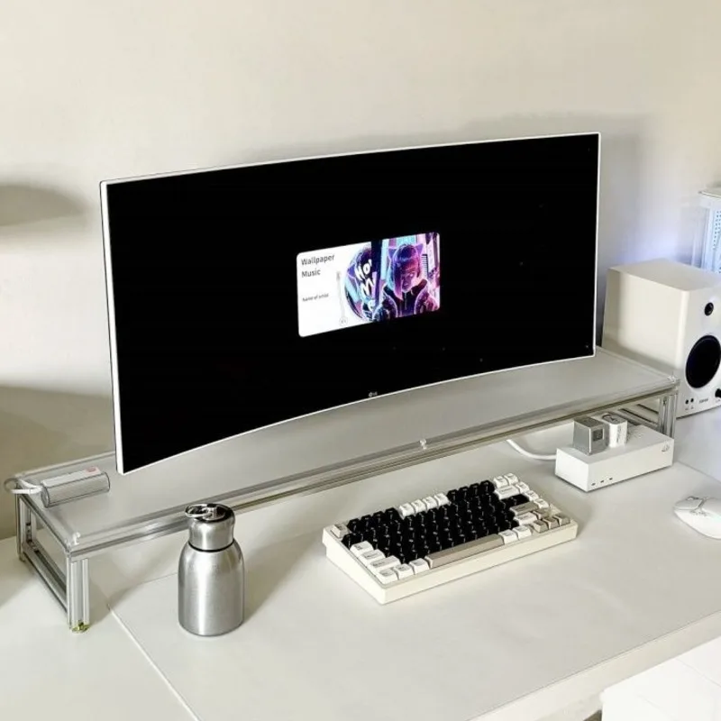 Aluminum Monitor Stand Acrylic - Desk Setup Ergonomics recensie en prijs