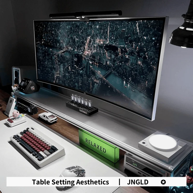 Aluminum Monitor Stand Acrylic - Desk Setup Ergonomics recensie en prijs