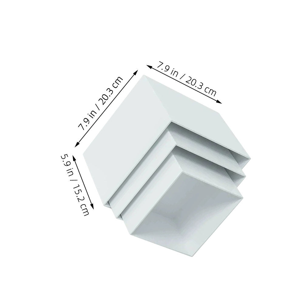 6Pcs White Plastic Desktop Sto - Desk Setup White recensie en prijs