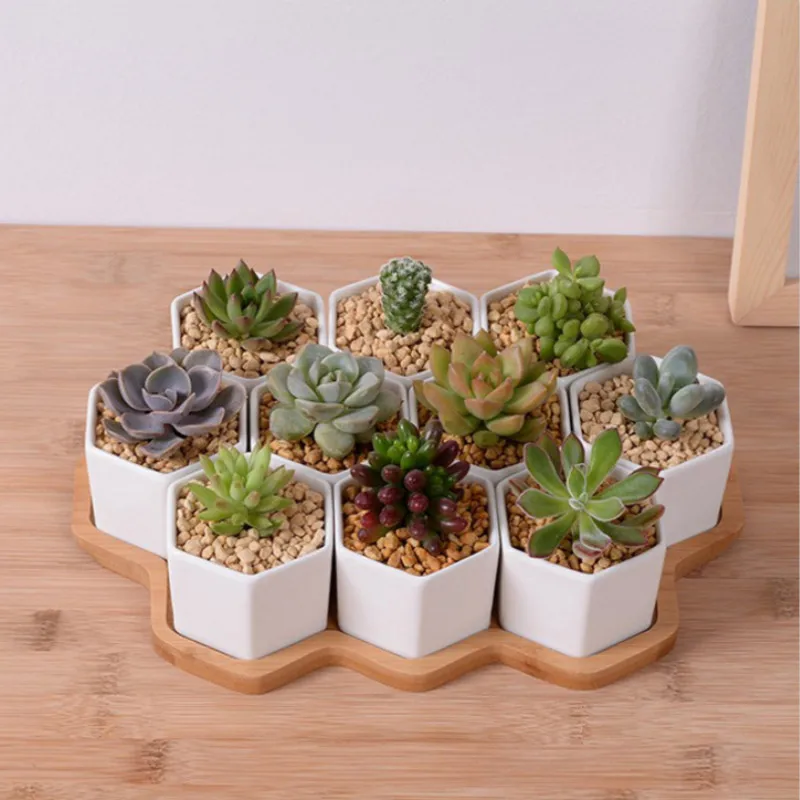Set of 4/7/9/10 Hexagon Flower - Desk Setup White recensie en prijs
