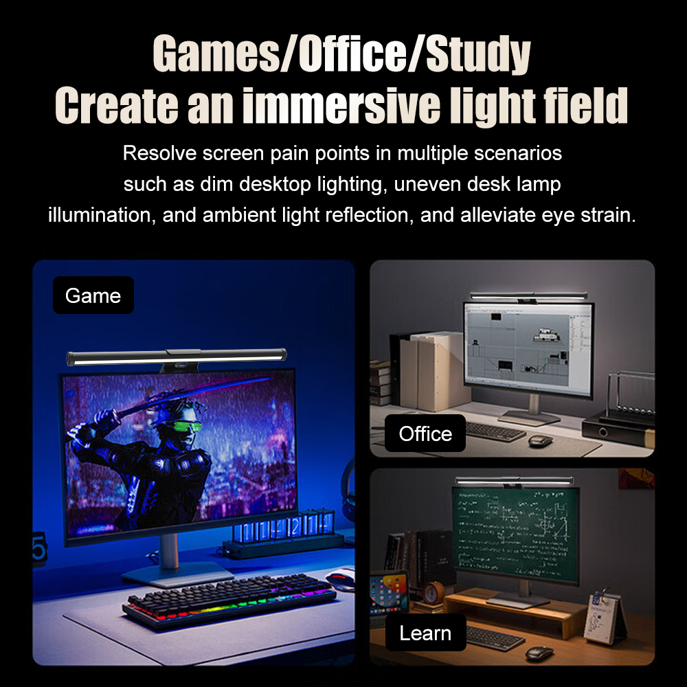 RGB Lightbar Monitor Light Bar - Desk Setup Desk recensie en prijs