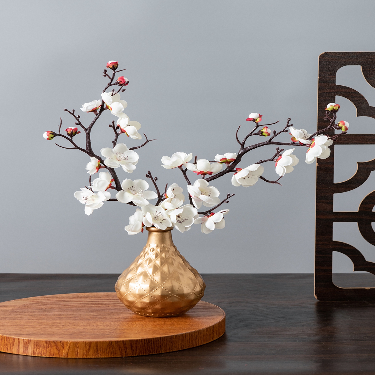 Artificial Flower Spring Plum  - Desk Setup At Home recensie en prijs