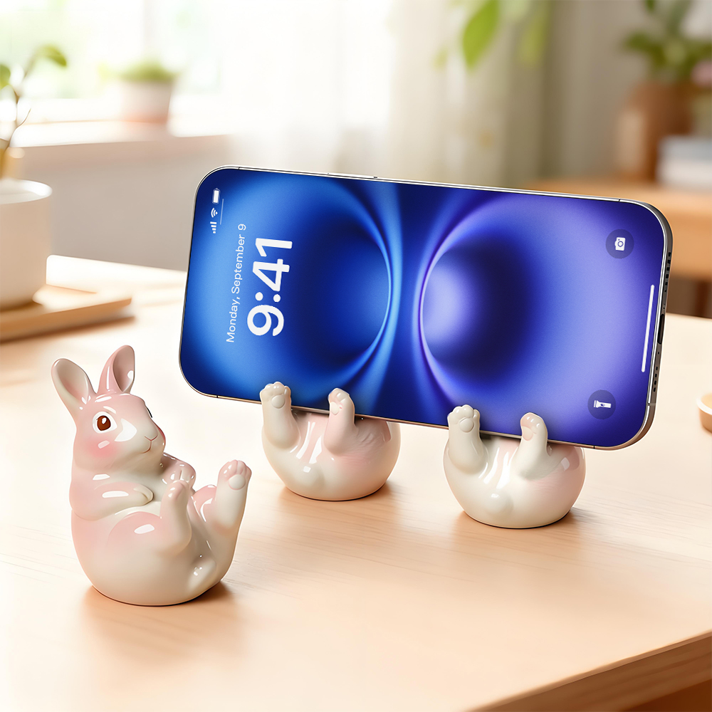 S0284 Cute Bunny Cellphone Sta - Desk Setup Cute recensie en prijs